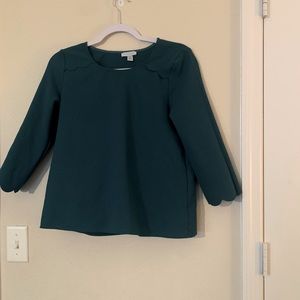 LIKE NEW ✨ Teal 3/4 Sleeve Professional Blouse